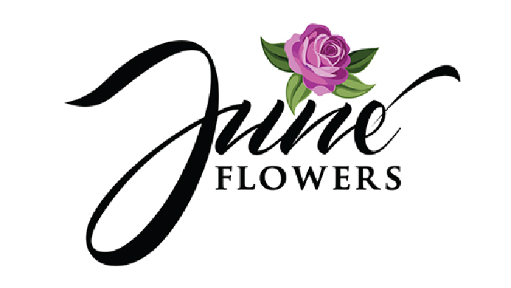 June Flowers logo