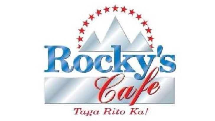 Rocky's Cafe, Regent Palace Hotel logo