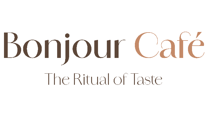 Bonjour Café, Khalidia Palace Hotel Dubai, Mourouj Gloria logo