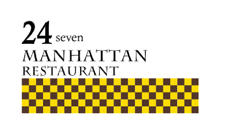 24 Seven Manhattan Restaurant, Avenue Hotel Dubai logo
