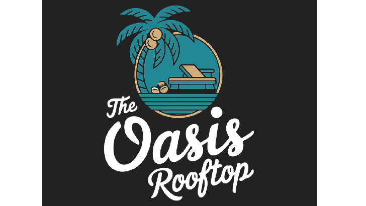 The Oasis Rooftop, Seven Seas Hotel logo